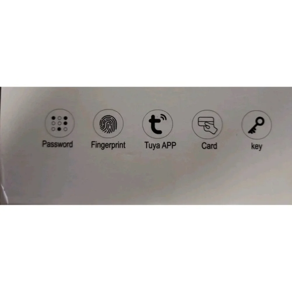 VIGOPKA Keyless Entry Door Lock, Smart Door Locks for Front Door with Knob,Black